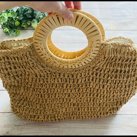 Free People Straw Bag - Picture 1 of 11